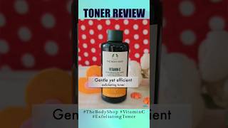 The Body Shop Exfoliating Toner 😍 shorts skincarereview toner [upl. by Vareck816]