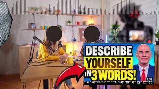 Describe Yourself in 3 Words Interview Tips  How To Describe Yourself in 3 Words Professionally [upl. by Ardnuahc296]