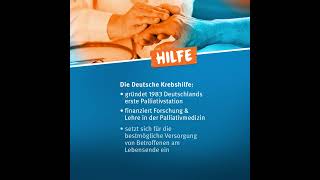 50 Jahre Deutsche Krebshilfe – Palliativmedizin [upl. by Llerrit]