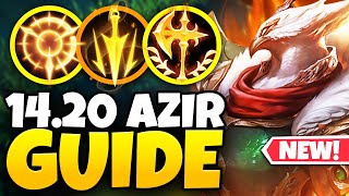 Patch 1420 Azir Guide  10000000 Mastery Points  Best Azir Builds [upl. by Anavoig]