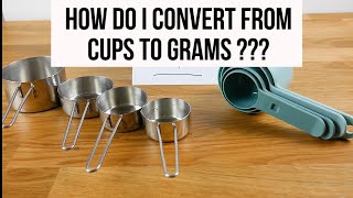 How many grams are in one cup  Baking conversion 101 Episode 1 [upl. by Akinihs]