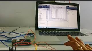 Generation of voltage by finger tapping on Triboelectric Nanogenerator [upl. by Berna]