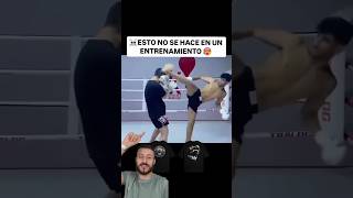 Esto no se hace en un entrenamiento ¿ustedes que opinan banda 🥵☠️ ufc mma [upl. by Sapers]