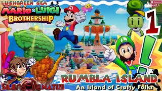 Chapter 1 Rumbla Island  An Island of Crafty Folks Mario amp Luigi Brothership [upl. by Eidolem697]