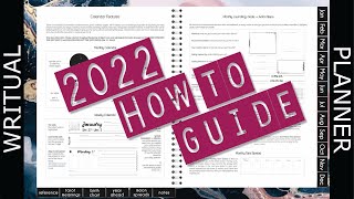 How to Use the 2022 Writual Tarot Planner [upl. by Arehs488]