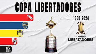 Copa Libertadores All Winners 19602024 [upl. by Oretna]