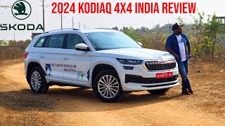 2024 Skoda Kodiaq LampK India Review  5 Star Safety 4x4 190 PS 320 Nm with DSG Gearbox [upl. by Honig]