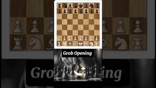 Jebakan Catur Grob Opening shorts chess chessgame chesstrap chesstricks [upl. by Harihat883]