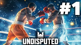 UNDISPUTED PS5 Career Mode Gameplay Walkthrough Part 1  FUTURE CHAMP [upl. by Assyle]