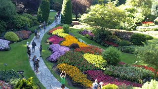 The Butchart Gardens Brentwood Bay British Columbia Canada [upl. by Shue]