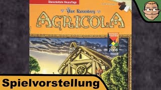 Agricola Neuauflage  Deutscher Spielepreis 2008  Spielvorstellung und Regeln [upl. by Tugman]