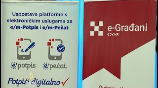 Digitalna Hrvatska Sistem eGrađani nudi stotinu usluga [upl. by Alvar]