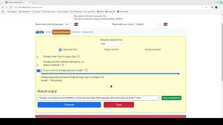 How to generate a password Change password length jd19website [upl. by Dillie]