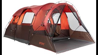 Stoic Tunnel Tent and Screen Porch 6 Person [upl. by Alemap]