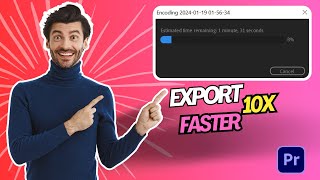 HOW TO EXPORT VIDEO 10X FASTER IN ADOBE PREMIER PRO  RENDER FAST  ESSENTIAL SETTINGS [upl. by Jerrilyn993]