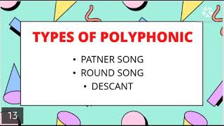 Monophonic Homophonic and Polyphonic Textures [upl. by Ailec]