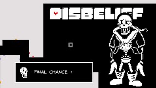 Undertale Disbelief  Papyruss FINAL CHANCE  Phase 4 [upl. by Nahtaneoj]