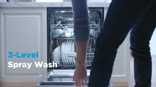 Midea Dishwasher Three Level Superior Wash System [upl. by Jacynth]