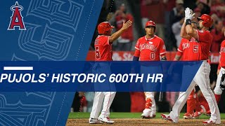 Watch Albert Pujols hit a grand slam for his 600th career home run [upl. by Eybba]