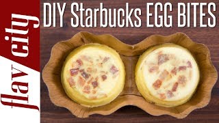 How To Make Keto Starbucks Egg Bites  Easy Keto Breakfast Ideas [upl. by Rusticus]