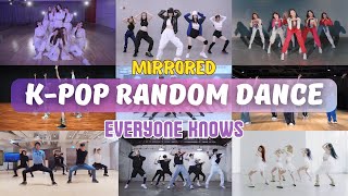 MIRRORED KPOP RANDOM DANCE  Everyone knows [upl. by Strang]