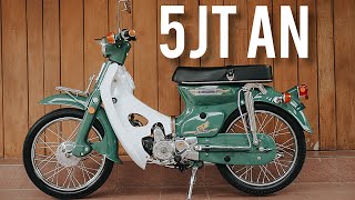 HONDA C70 TAHUN 1976 ASLI HIJAU RESTORASI  RESTORATION  CLASSIC STORY [upl. by Crelin70]