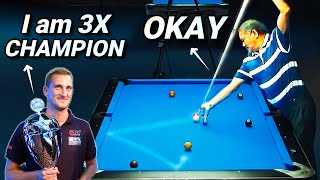 Young Player Thinks He can OUTPLAY the 60Year Old EFREN REYES [upl. by Deloris]