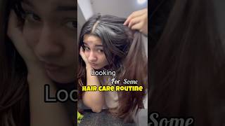 HAIRCARE at HOME🏠💆‍♀️ haircare haircaretips routines yt trending youtube creator hair [upl. by Ydnirb734]