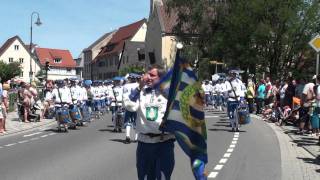 Jubiläums Umzug  50 Jahre Fanfarenzug quotLöwenquot Baienfurt [upl. by Lindeberg]