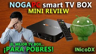 ¡El mejor Tv Box para pobres  Review android NogaPC live max y pro [upl. by Melquist772]