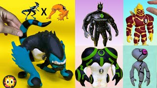 Sculpting Ben 10 aliens fusion using clay｜ Ben10 Clay [upl. by Scherman]