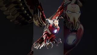 Iron Man And Eagle became Iron Eagle marvel lion shortvideo shorts [upl. by Cornwall425]