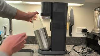 How To Use A SodaStream EDuo Glass Bottle Sparkling Water Maker [upl. by Nodnek]