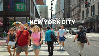 Full Version New York Manhattan Summer Walk  Madison Square 5th Avenue Central Park Travel 4K [upl. by Dazhehs622]