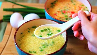 BETTER THAN TAKEOUT  Easy Egg Drop Soup in Two Ways [upl. by Pessa76]