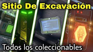 TODOS los COLECCIONABLES del SITIO DE EXCAVACIÓN de HALO INFINITE  Audios Nucleos Armaduras [upl. by Ennaoj]