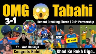 Oh Bhai 😂 Sanju Tilak ka TANDAV 🔥 Record Break Batting 😱 Tilak Sanju Centuries  IND Vs SA 4th T20 [upl. by Radack]