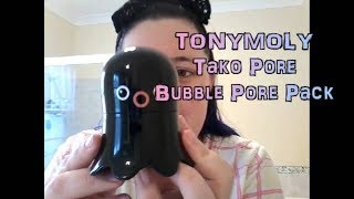 Tonymoly Tako Pore Bubble Pore Pack review and how I use it [upl. by Olinad]