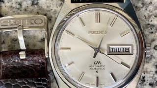 Vintage May 1971 Seiko LM LordMatic 56067000 Fully Serviced  Replacement Crystal [upl. by Claudius25]