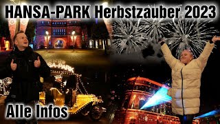 HansaPark Herbstzauber 2023  Ein Park voller Magie an der Ostsee  Alle Infos  Vlog 123 [upl. by Bronson]