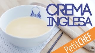 Crema inglesa vainillada para postres  Petitchef [upl. by Yvonne]