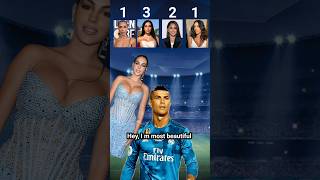 Ronaldo wife vs Messi wife vs Neymar girlfriend vs Mbappe girlfriend  Ask Ronaldo shorts ronaldo [upl. by Ikciv652]