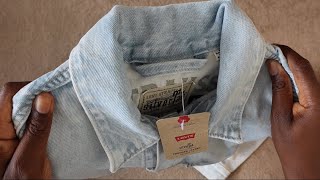 Levi’s Silver Tab Trucker Jacket Unpacking amp Try On [upl. by Nezam]