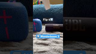 JBL Flip 6 VS Ultimate Ears Wonderboom 3 SOUND TEST😁 shorts soundtest [upl. by Eetse]