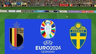 FIFA 23  SWEDEN vs BELGIUM GAMEPLAY  EURO 2024 QUALIFICATION  Pc™ [upl. by Eanaj]