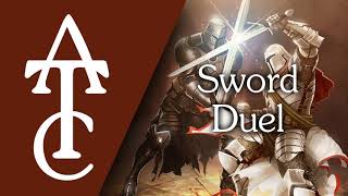 RPG  DampD Ambience  Sword Duel swords clashing footsteps heavy breathing [upl. by Gwen164]