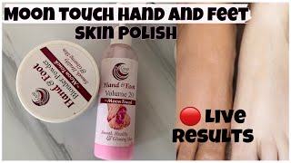 Hand and feet skin polish  Moon touch skin polish [upl. by Eiramrebma]