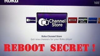 Roku Tricks Hack How to RebootReset Roku With Remote Control [upl. by Edualcnaej38]