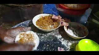 Street food of Dhaka  Steamed Rice Cakevapa Pitha  শীতের ভাপা পিঁঠা [upl. by Culley]