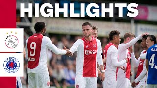 Free kick goal by Branco amp good finish from Kian 👏  Highlights amp Reactions Ajax  Rangers FC [upl. by Ihpen]